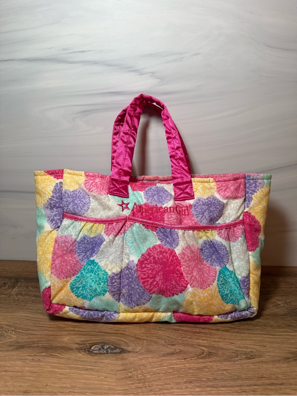 American Girl Floral Diaper Bag